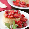 Strawberry Jelly Roll Cake